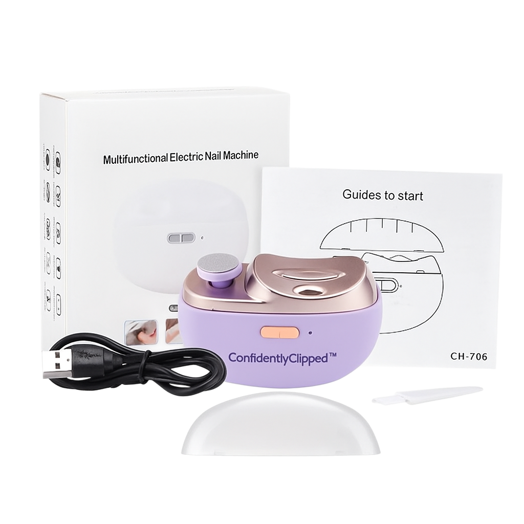 ConfidentlyClipped™ Electric Nail Trimmer