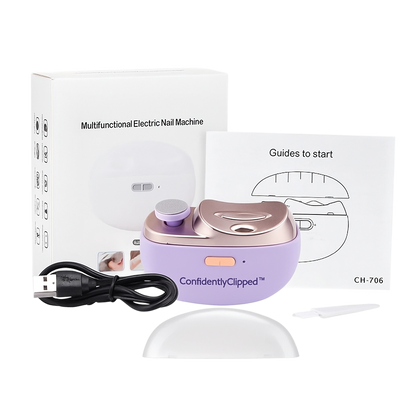 ConfidentlyClipped™ Electric Nail Trimmer